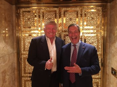 Nigel Farage und Donald Trump