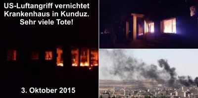 US-Bomber vernichten Krankenhaus in Kunduz