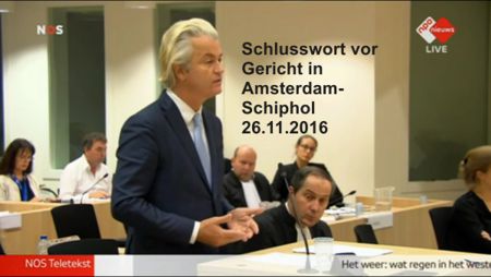 Geert Wilders Schlusswort