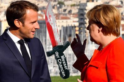 Merkel und Macron: Dieser Messer sind eine Chance keine Bedrohung
