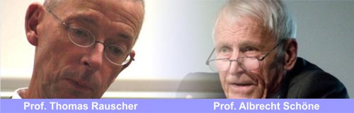 Prof. Rauscher und Prof. Schöne