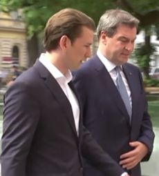 Putschtreffen zwischen Söder und Kurz