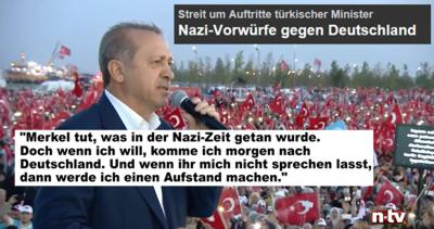 Erdogan droht mit Aufstand